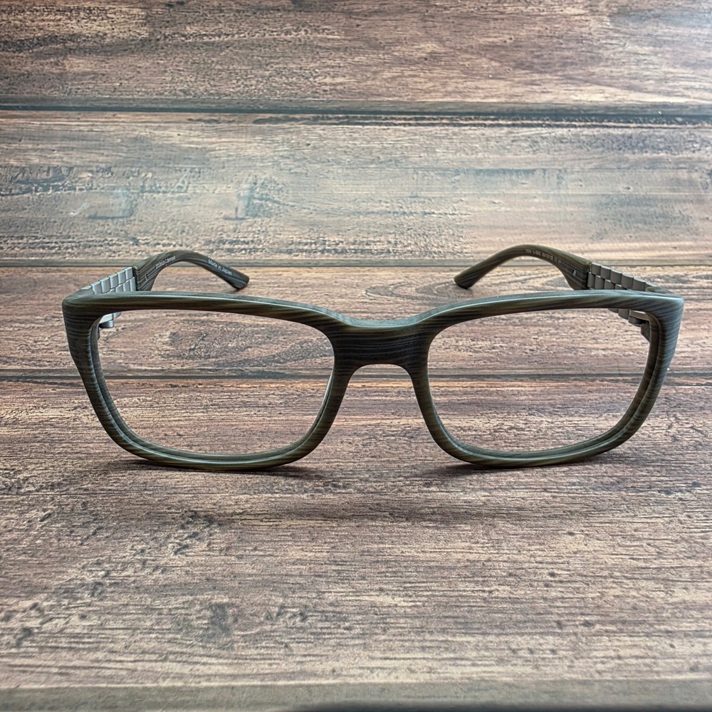 Prodesign Denmark 7630 c. 6531 Olive Wood Grain Eyeglasses 54-18-135 Japan
